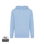 Sweat à capuche bleu clair avec poche kangourou