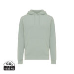 Sweat à capuche vert sauge avec poche kangourou