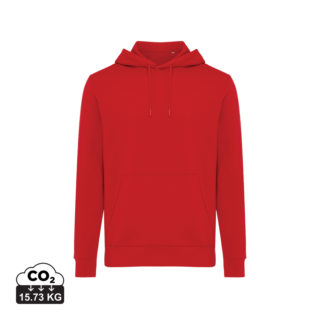 Sweat à capuche rouge avec poche kangourou
