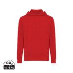 Sweat à capuche rouge avec poche kangourou