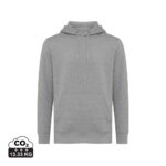 Sweat à capuche gris uni avec poche