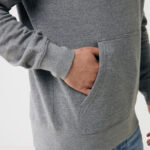Sweat à capuche gris avec poche kangourou