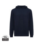 Sweat à capuche bleu marine uni