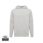 Sweat à capuche gris clair uni