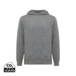 Sweat à capuche gris uni, vue de face