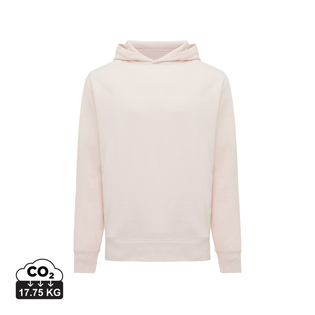 Sweat à capuche beige clair uni