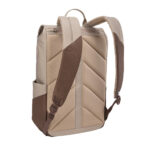 Sac à dos beige et marron rembourré