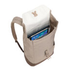 Sac à dos beige avec tablette intégrée