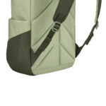 Détail dos sac à dos vert rembourré