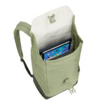 Sac à dos vert avec tablette intégrée