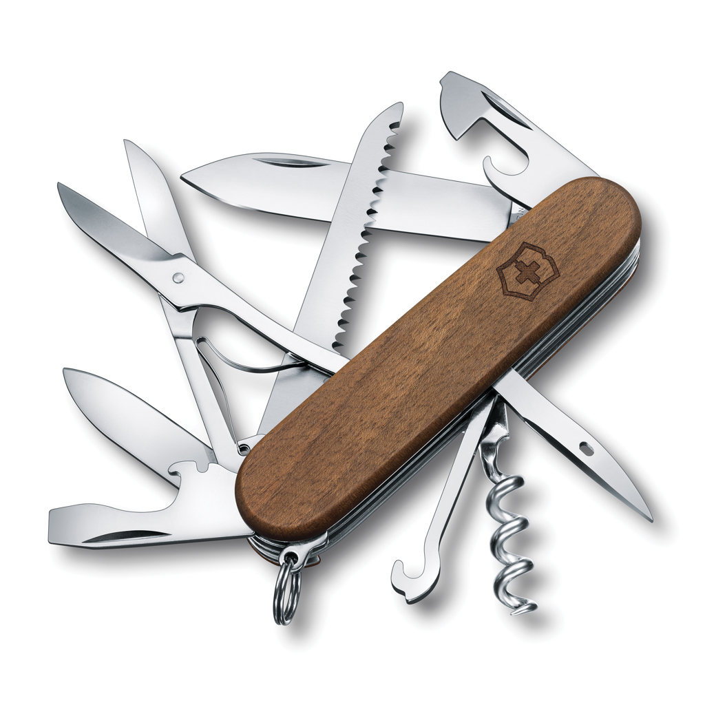 VICTORINOX Couteau de poche 13 fonctions Huntsman Wood