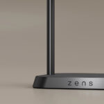 Pied de lampe noir minimaliste Zens