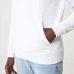 Sweat à capuche blanc avec poche kangourou